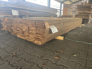 Ca. 118x Thermo Vuren veer en groef, 19x178mm, lengte 390cm